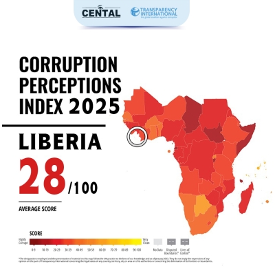 Liberia Makes Marginal Progress in 2025 CPI Report: Moves 1 Point Up the Ladder, Highlighting Need for Drastic Reforms to Significantly Improve Performance