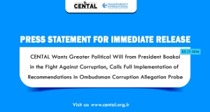 CENTAL Wants Greater Political Will from President Boakai in the Fight Against Corruption, Calls Full Implementation of Recommendations in Ombudsman Corruption Allegation Probe